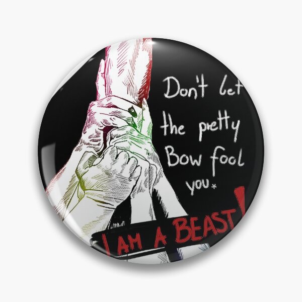 Item preview, Don`t let the pretty bow fool you. I AM A BEAST designed and sold by cheercreative.