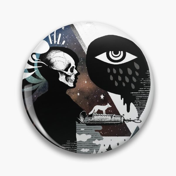 Ghosts Pin Button