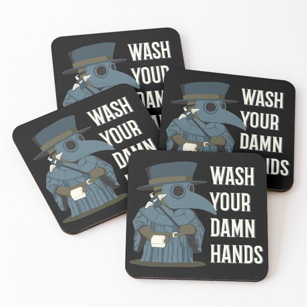 Item preview, Wash Your Damn Hands Plague Doctor designed and sold by Tyler Aldridge.