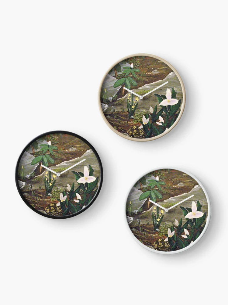 Thumbnail 3 of 4, Clock, Turtle designed and sold by Robin Kinnard.