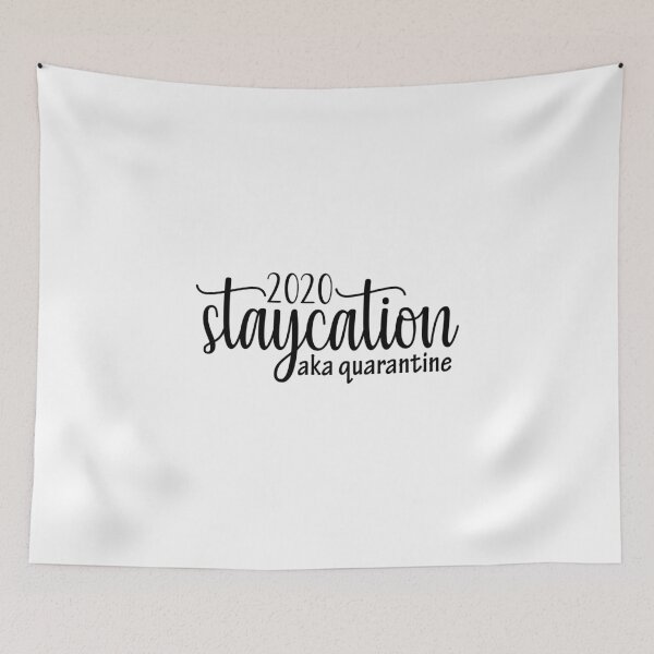 Item preview, 2020 Quarantine Funny Staycation Design, Social Distancing Gift designed and sold by DNH Threads.