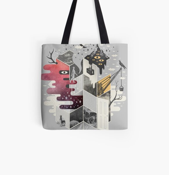 Jung at Heart All Over Print Tote Bag