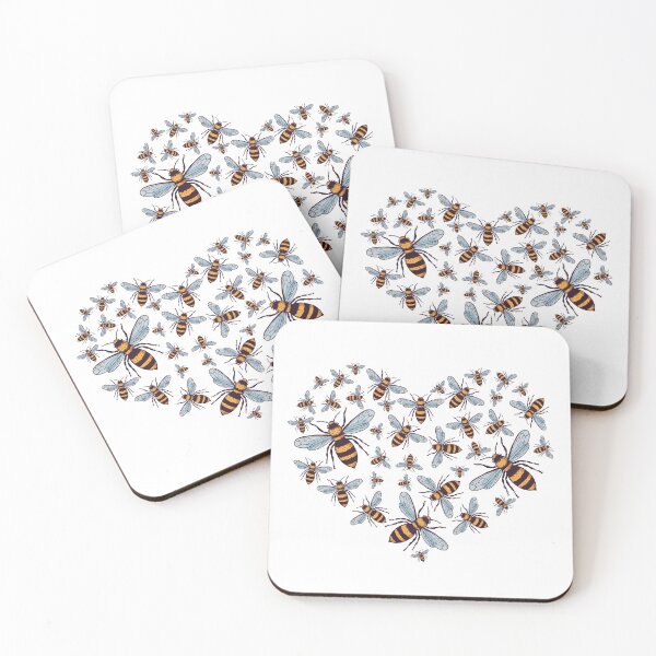 Item preview, Honey Bee Heart designed and sold by enbrata.
