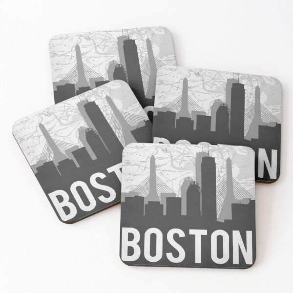 Item preview, Boston Map Graphic designed and sold by carolyn-shasha.