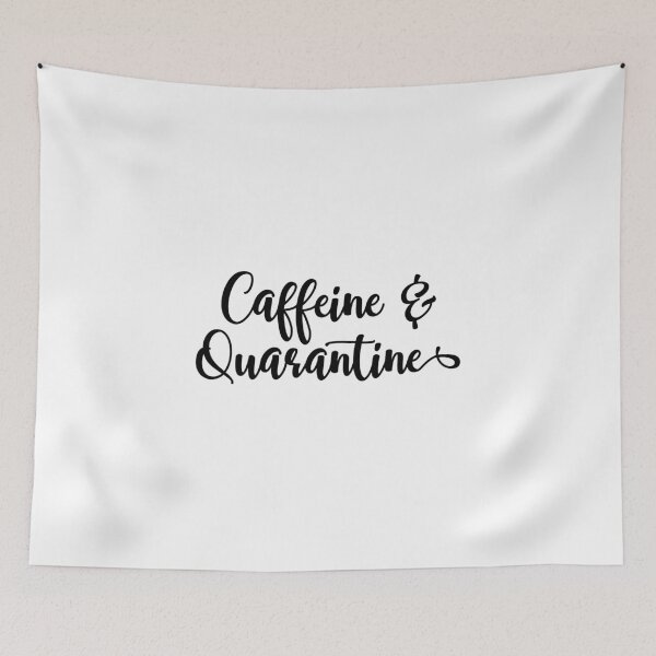 Item preview, Funny Coffee Lover Design, Caffeine And Quarantine designed and sold by DNH Threads.