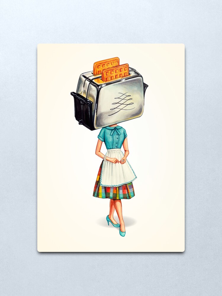 Alternate view of Waffle Housewife 2 Metal Print