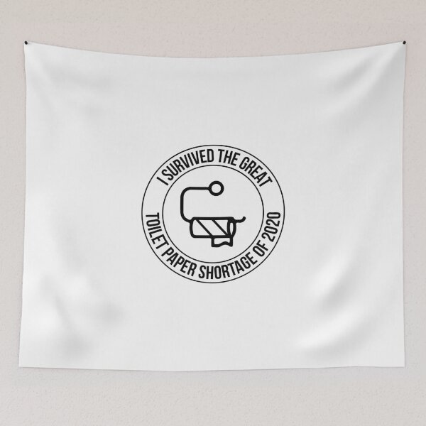 Item preview, Funny Toilet Paper Design, Survived Great Shortage Of 2020 designed and sold by DNH Threads.