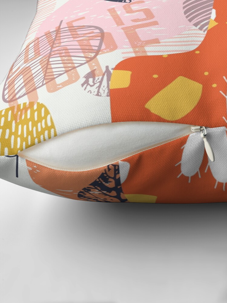 Thumbnail 2 of 4, Pillow, Love is Dope designed and sold by 6256design.