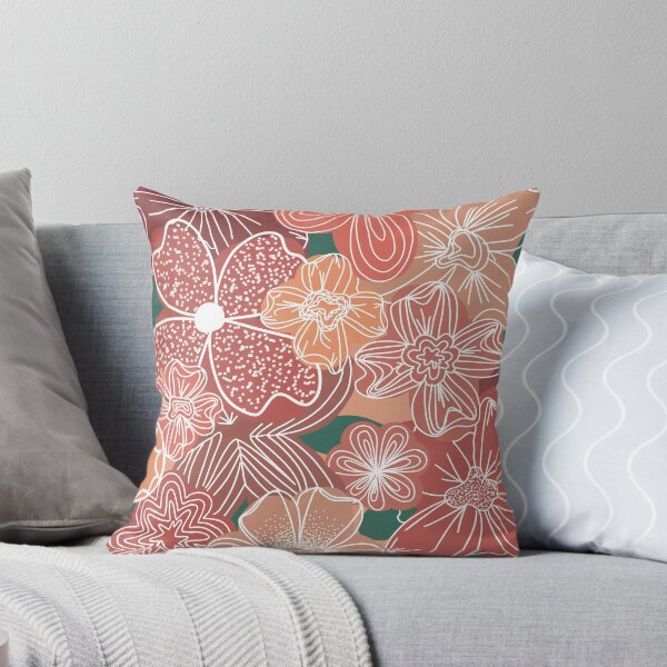 Item preview, Pink, Brown and Red Flowers designed and sold by emmalemon8.