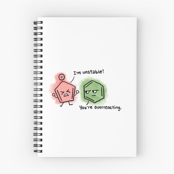Aperçu de l'œuvre Vous êtes des jeux de mots de chimie exagérés créée et vendue par KawaiiChemist.