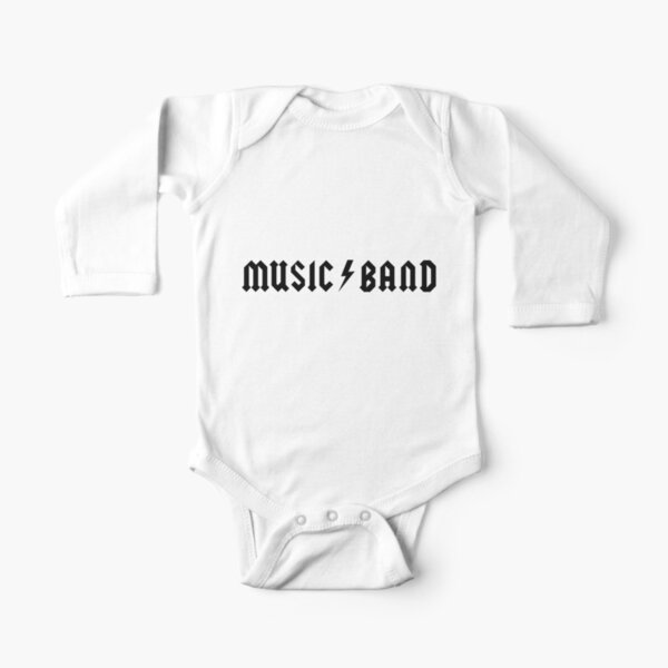 Music Band Long Sleeve Baby One-Piece