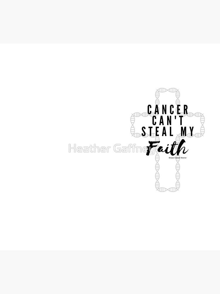 Thumbnail 6 of 6, iPhone Wallet, Cancer Can't Steal My Faith designed and sold by Heather Gaffney.