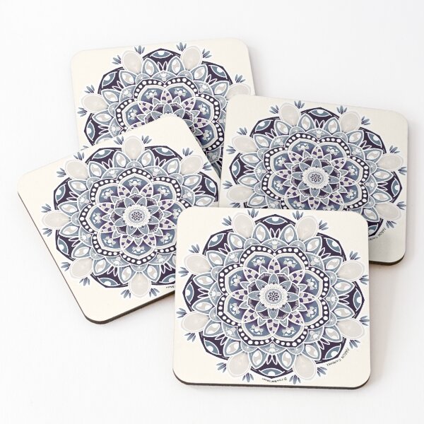 Item preview, Mandela Flower (design 1) Pale Colors designed and sold by AaronAndGeren.