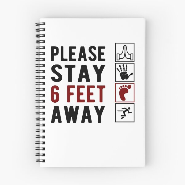 Item preview, PLEASE STAY 6 FEET AWAY  designed and sold by AnimaLovers.