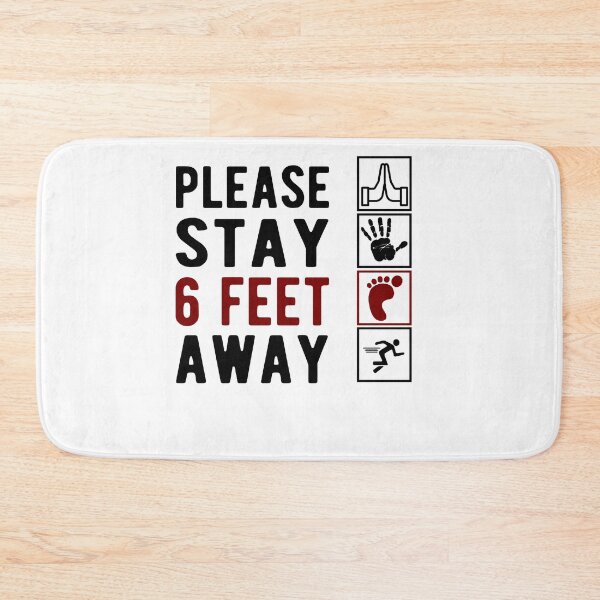 Item preview, PLEASE STAY 6 FEET AWAY  designed and sold by AnimaLovers.
