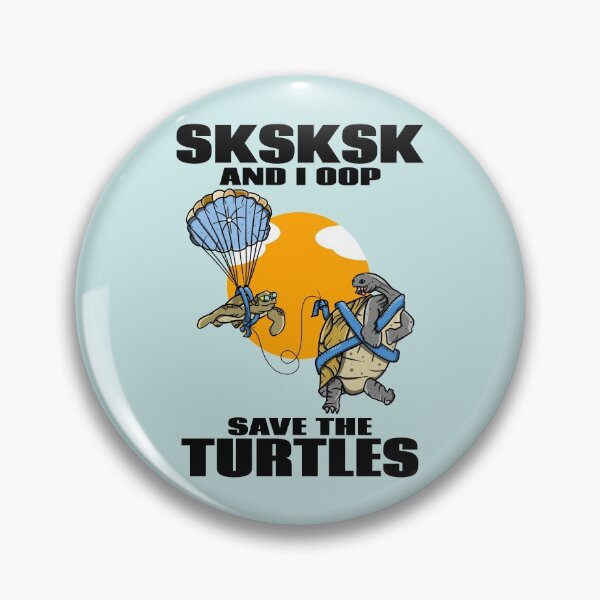 Item preview, SKSKSK AND I OPP save the turtles designed and sold by piedaydesigns.