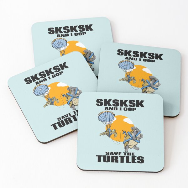 Item preview, SKSKSK AND I OPP save the turtles designed and sold by piedaydesigns.