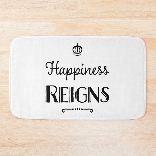 Item preview, Happiness Reigns inspirational quote designed and sold by Uexpressme.