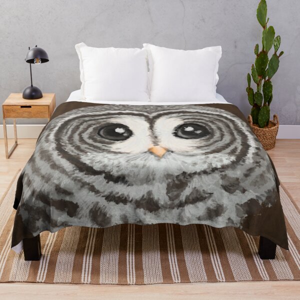 Item preview, Barred Owl - Bark Background designed and sold by ScribbOwls.