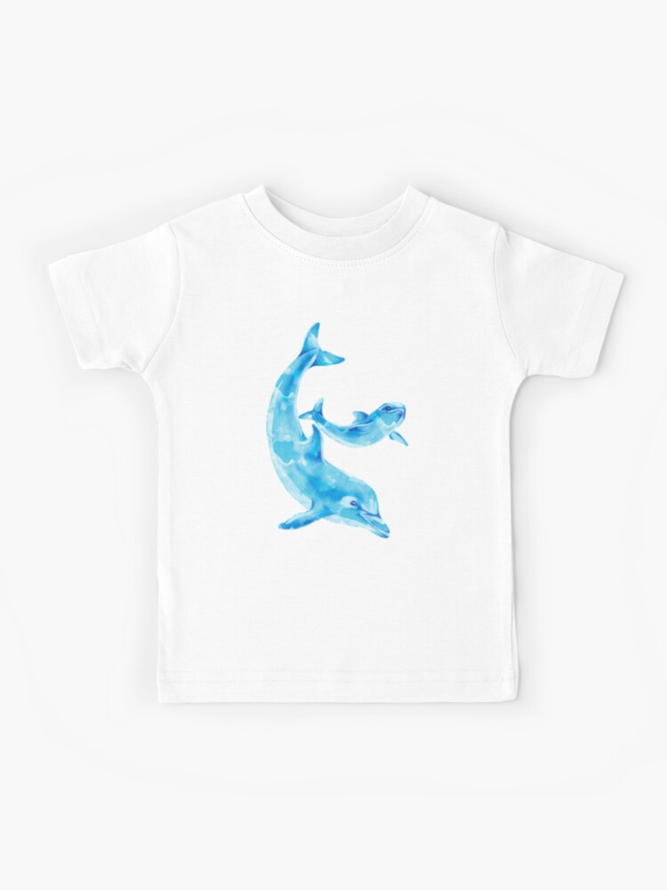 Junior's Design By Humans Dolphin Art By Hkartist T-shirt - White - X Large  : Target