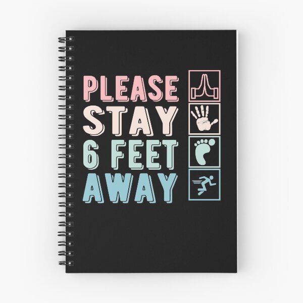 Item preview, PLEASE STAY 6 FEET AWAY  designed and sold by AnimaLovers.