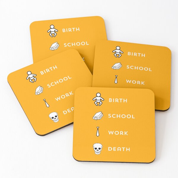 Item preview, Birth School Work Death designed and sold by itsrturn.