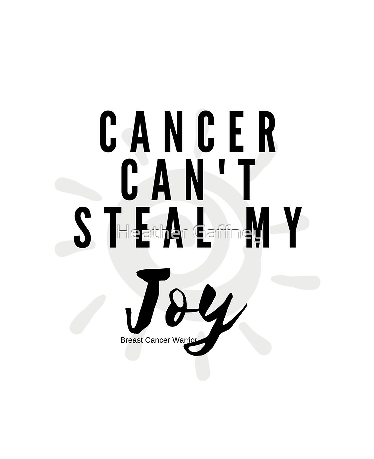Thumbnail 2 of 2, iPad Case & Skin, Cancer Can't Steal My Joy designed and sold by Heather Gaffney.