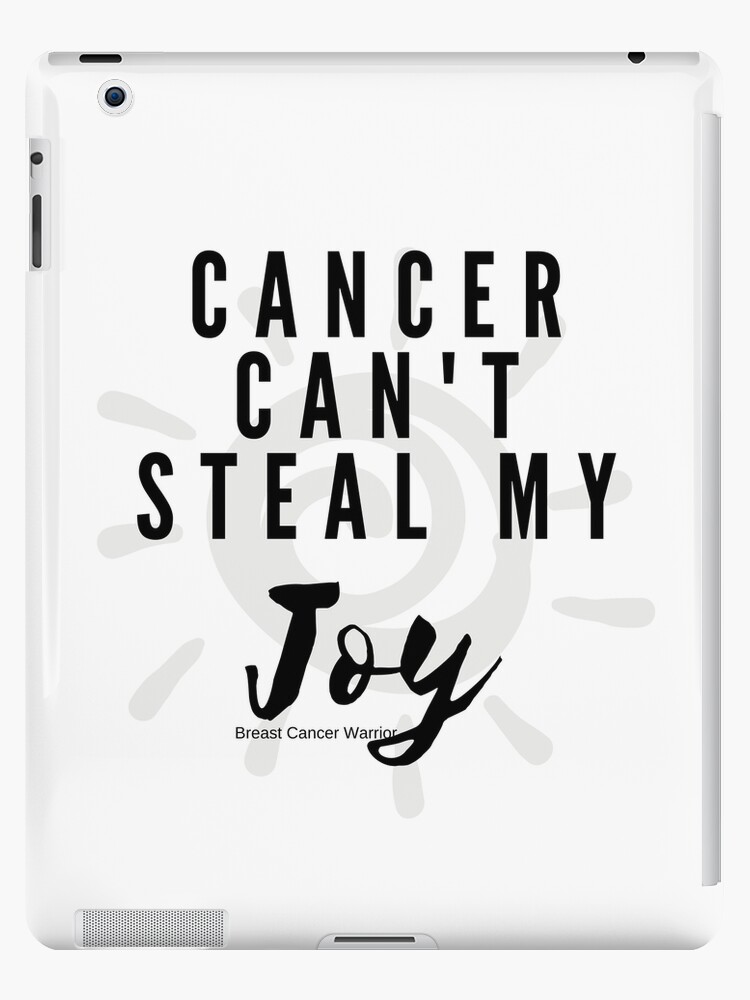 Thumbnail 1 of 2, iPad Case & Skin, Cancer Can't Steal My Joy designed and sold by Heather Gaffney.