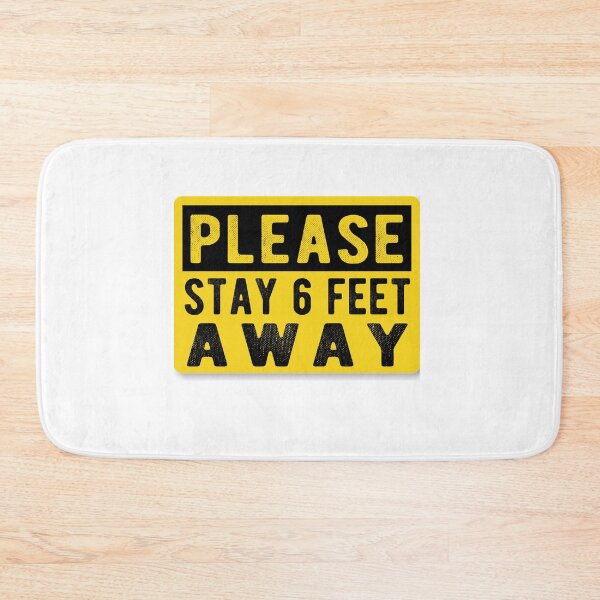 Item preview, PLEASE STAY 6 FEET AWAY  designed and sold by AnimaLovers.