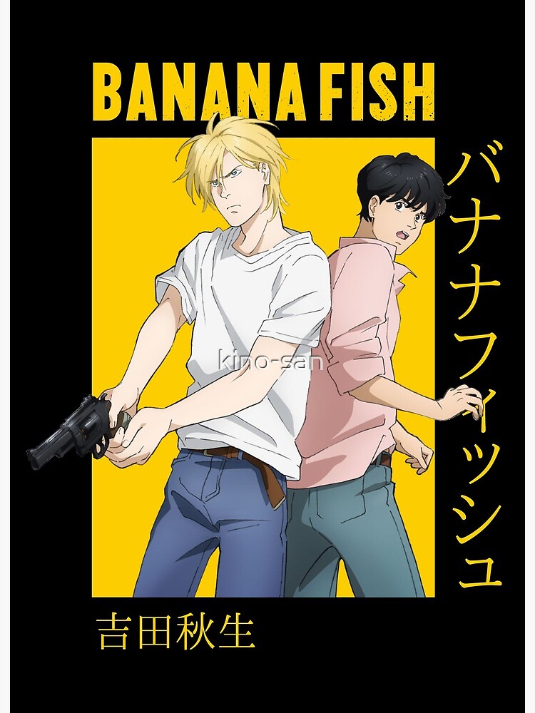 Banana Fish - Ash Lynx and Eiji Okumura Art Board Print for Sale