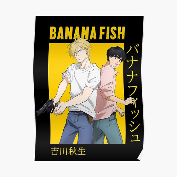 Banana Fish Ash Lynx Eiji Okumura Card Anime Poster By Kino San Redbubble