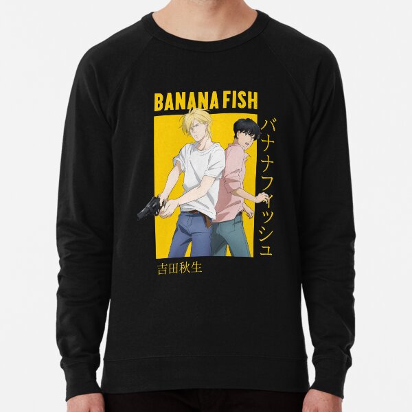 Banana Fish Ash Lynx Eiji Okumura Card Anime Lightweight Sweatshirt
