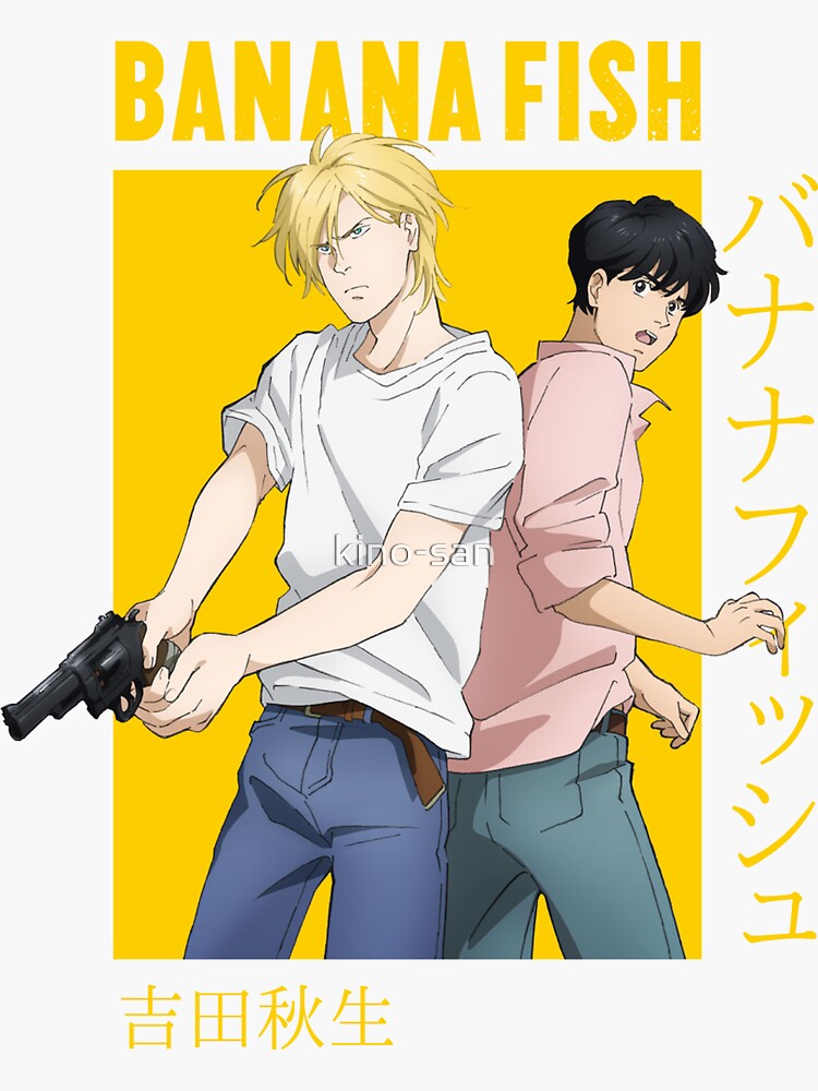 Banana Fish Ash Lynx & Okumura Eiji T-Shirt - B – FairyPocket Wigs