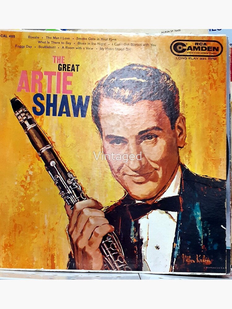 "tHE gREAT Artie Shaw, big band, jazz, bop, bebop" Poster by