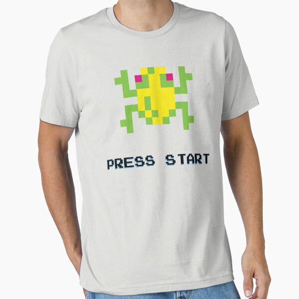 Item preview, FROGGER RETRO PRESS START ARCADE TSHIRT designed and sold by thatnothing.