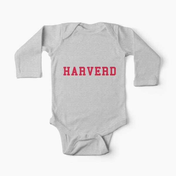 HARVERD (red letters) Long Sleeve Baby One-Piece