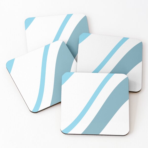Item preview, Pastel Blue Wavy Pattern designed and sold by morgandiehl10.