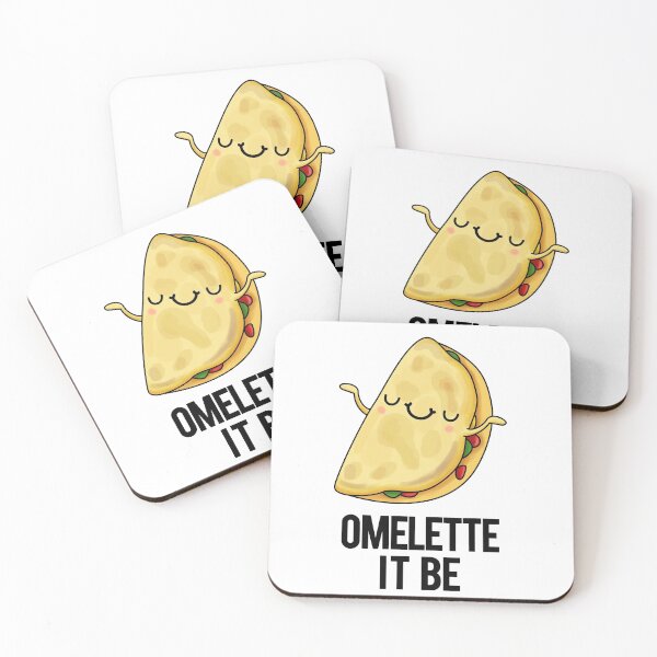 Item preview, Ome-lette It Be Funny Omelette Puns  designed and sold by punnybone.