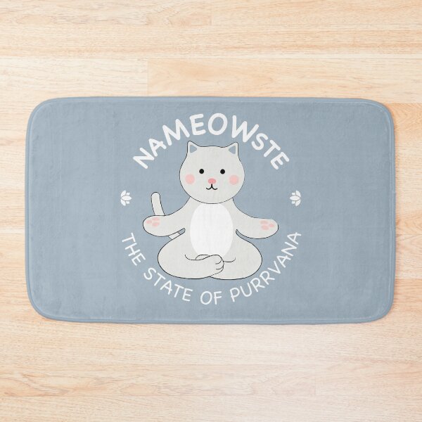 Item preview, Nameowste - The State of Purrvana designed and sold by DesignCats.