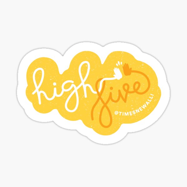 High Five! Sticker