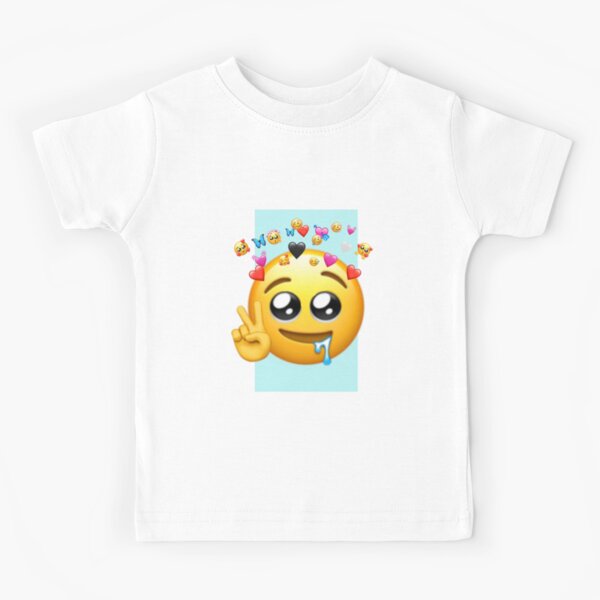 Moody emoji Kids T-Shirt