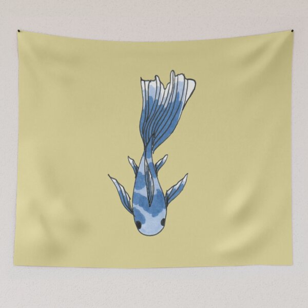 Item preview, Blue Koi Fish designed and sold by Madelyn Pemberton.