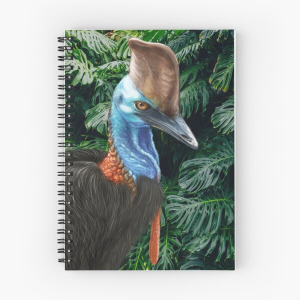 Item preview, Jungle Cassowary - by Nadya Neklioudova designed and sold by Nadya Neklioudova.
