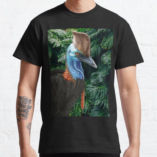 Jungle Cassowary - by Nadya Neklioudova Classic T-Shirt