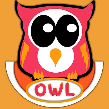 Artwork thumbnail, Cute owl by Rain Shop