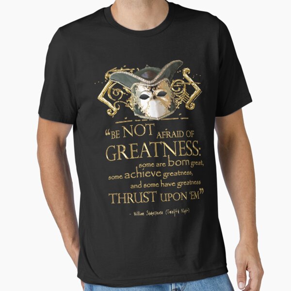 Item preview, Shakespeare Twelfth Night Greatness Quote designed and sold by Styled Vintage.