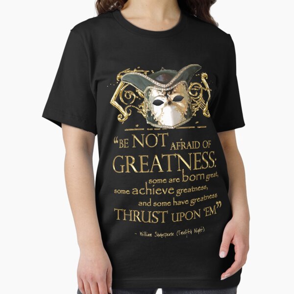 Item preview, Shakespeare Twelfth Night Greatness Quote designed and sold by Styled Vintage.