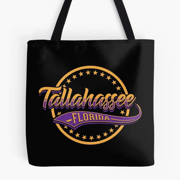 Item preview, Tallahassee, Florida Star Circle Typographic Design  designed and sold by walrusindustrie.