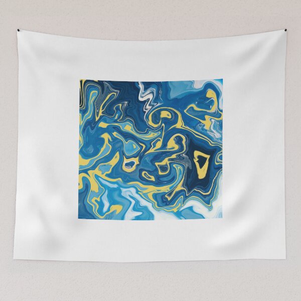 Item preview, Michigan Maize and Blue Liquid Paint designed and sold by anneearly.