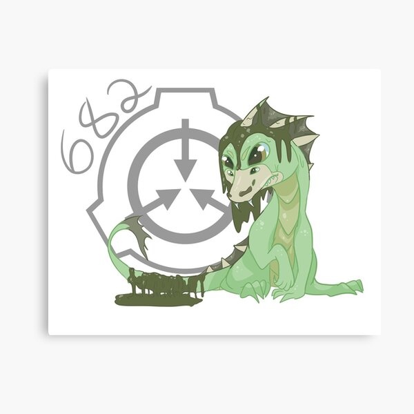 SCP-682 and SCP-079 Art Board Print by Kuukikyu